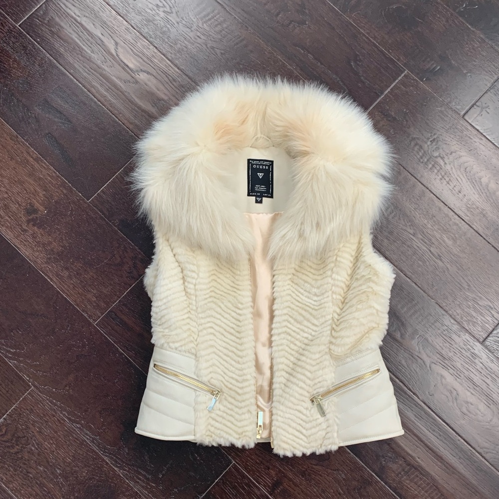 Faux fur vest
